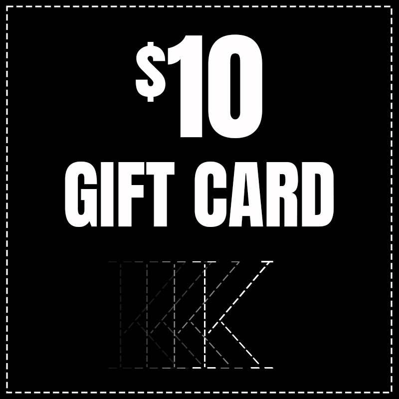 $10 Gift Card when you subscribe to Kaptivate Apparel email and text alerts