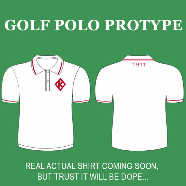 Limited Edition Preorder - Embroidered Diamond K Golf Polo w/ 1911 Back Neck
